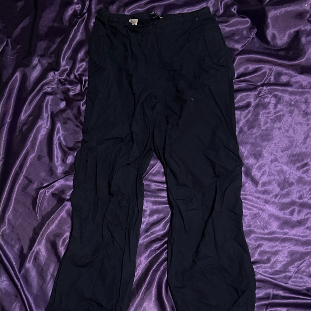 Aeropostale Navy Parachute Pants